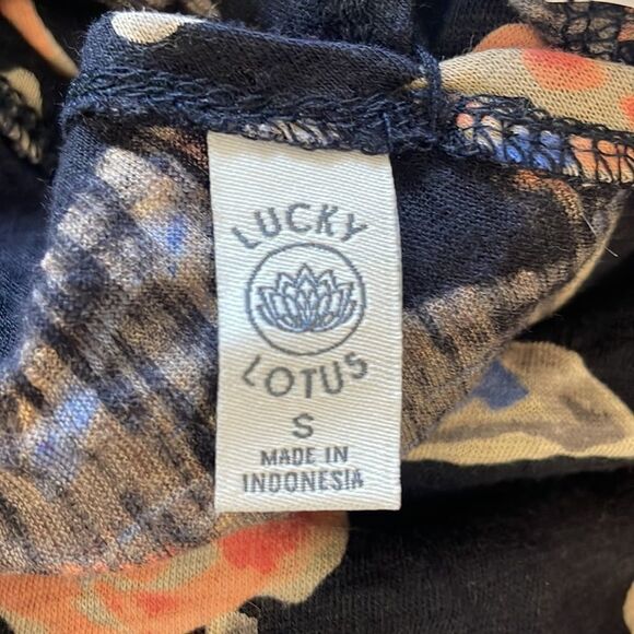 Floral Print Cross-Back Tank Top sz S - Picture 11 of 13